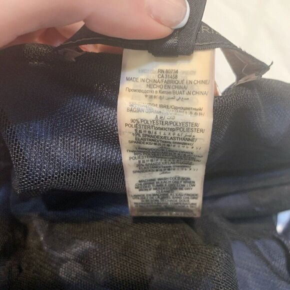 bcbg maxazria Geelia Solid Navy Blue Velvet Tank Bodysuit Top Xs - Picture 6 of 7